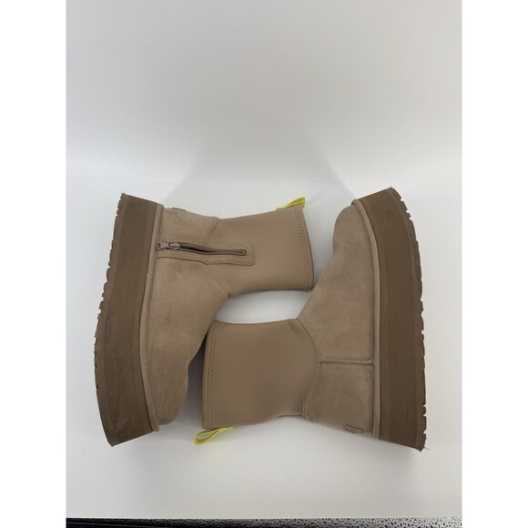 UGG CLASSIC DIPPER SUEDE SAND WOMEN'S BOOTS US SIZE 12 1144031 Platform - Picture 2 of 13